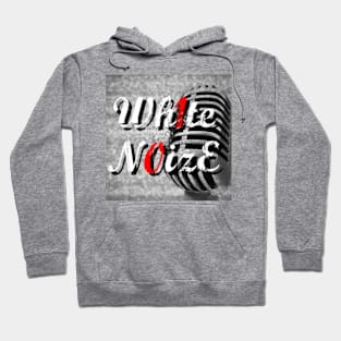 White Noize logo Hoodie